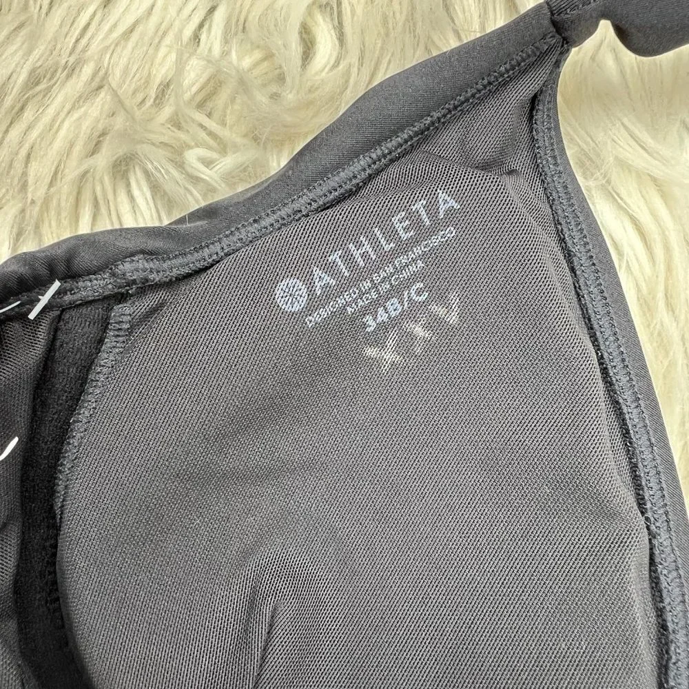 Athleta Bra Cup Wrap Tankini Swim Top